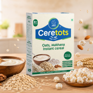 ARZ Ceretots Oats Makhana Instant Baby Cereal | 300g | 6–24 Months