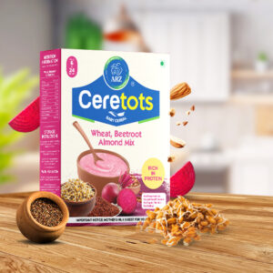 ARZ Ceretots Wheat Beetroot Almond Mix Baby Cereal | 300g | 6–24 Months