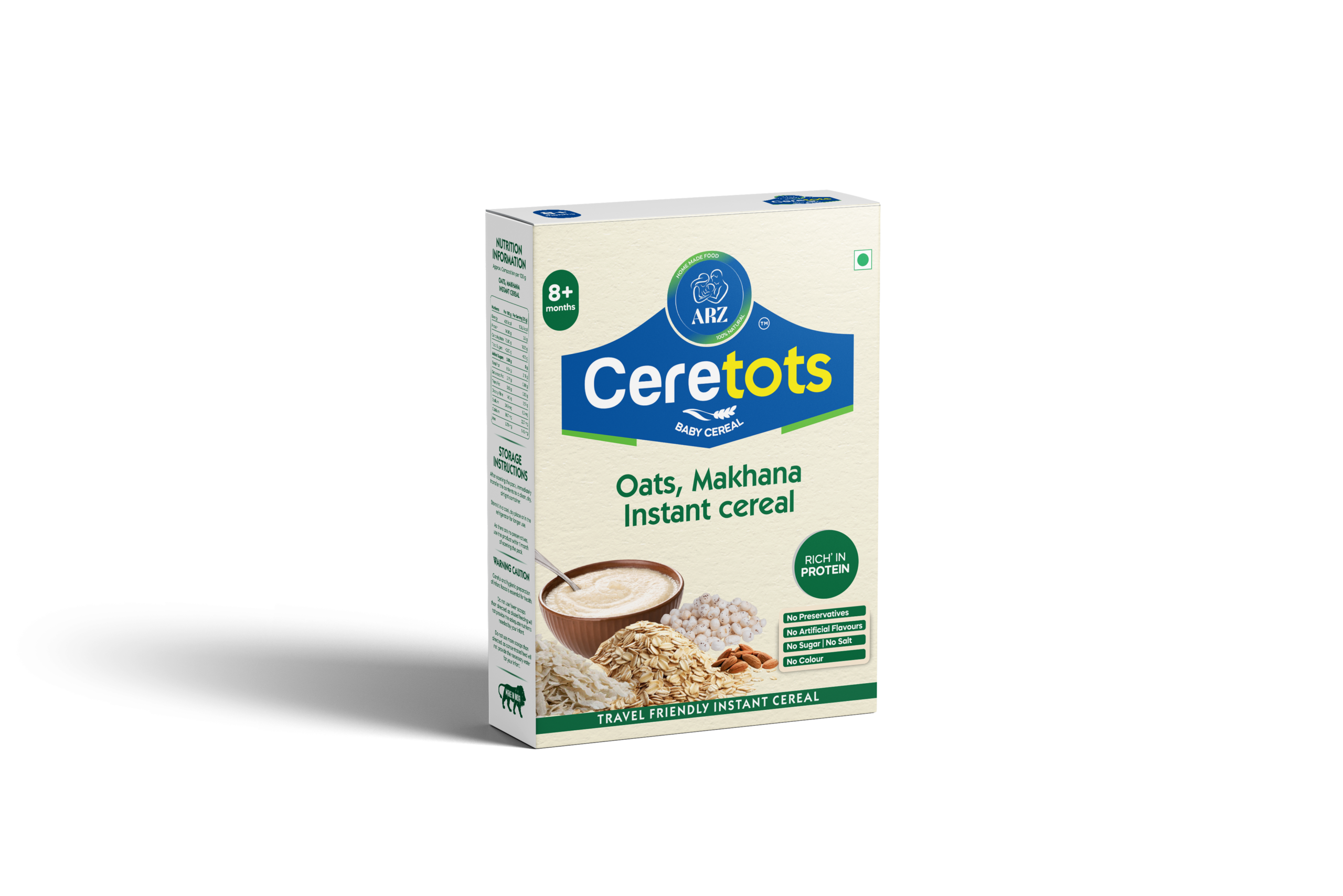 ARZ Ceretots Oats Makhana Instant Baby Cereal 300g