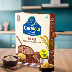 ARZ Ceretots Raagi Moongdal & Almond Mix Baby Cereal | 300g | 6–24 Months