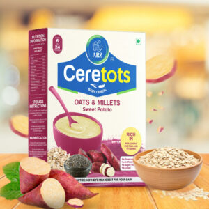 ARZ Ceretots Oats & Millets Sweet Potato Baby Cereal | 300g | 6–24 Months