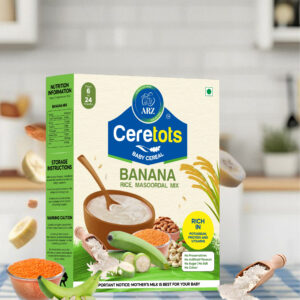 ARZ Ceretots Banana Rice Masoordal Mix Baby Cereal | 300g | 6–24 Months